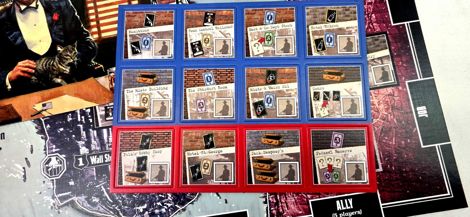 C-MON The Godfather Corleone’s Empire Board Game New/Unpunched Cards Sealed