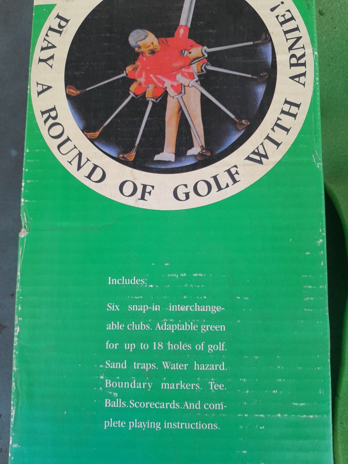 Vintage Arnold Palmer Indoor Golf Game.