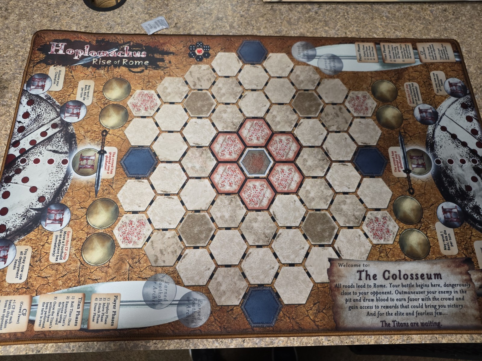 Chip Theory Boardgame Hoplomachus – Rise of Rome (2nd Ed) Box VG+/NM