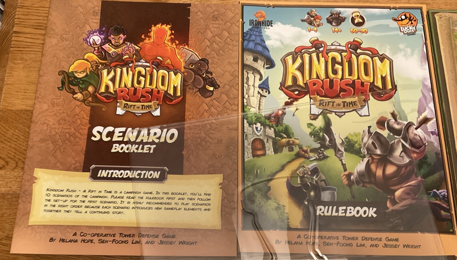 EUC Kingdom Rush Rift in Time Board Game COMPLETE, 1-4 Players 14+ 60-90 Minutes