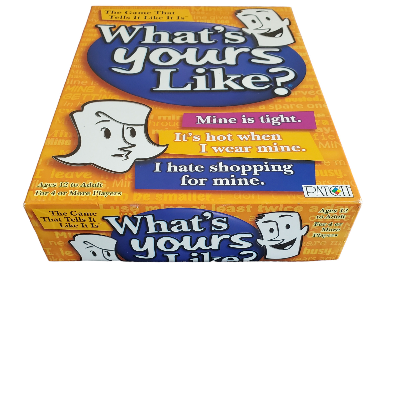 WHAT’S YOURS LIKE? Patch Family & Party Board Card Guessing Game – Complete