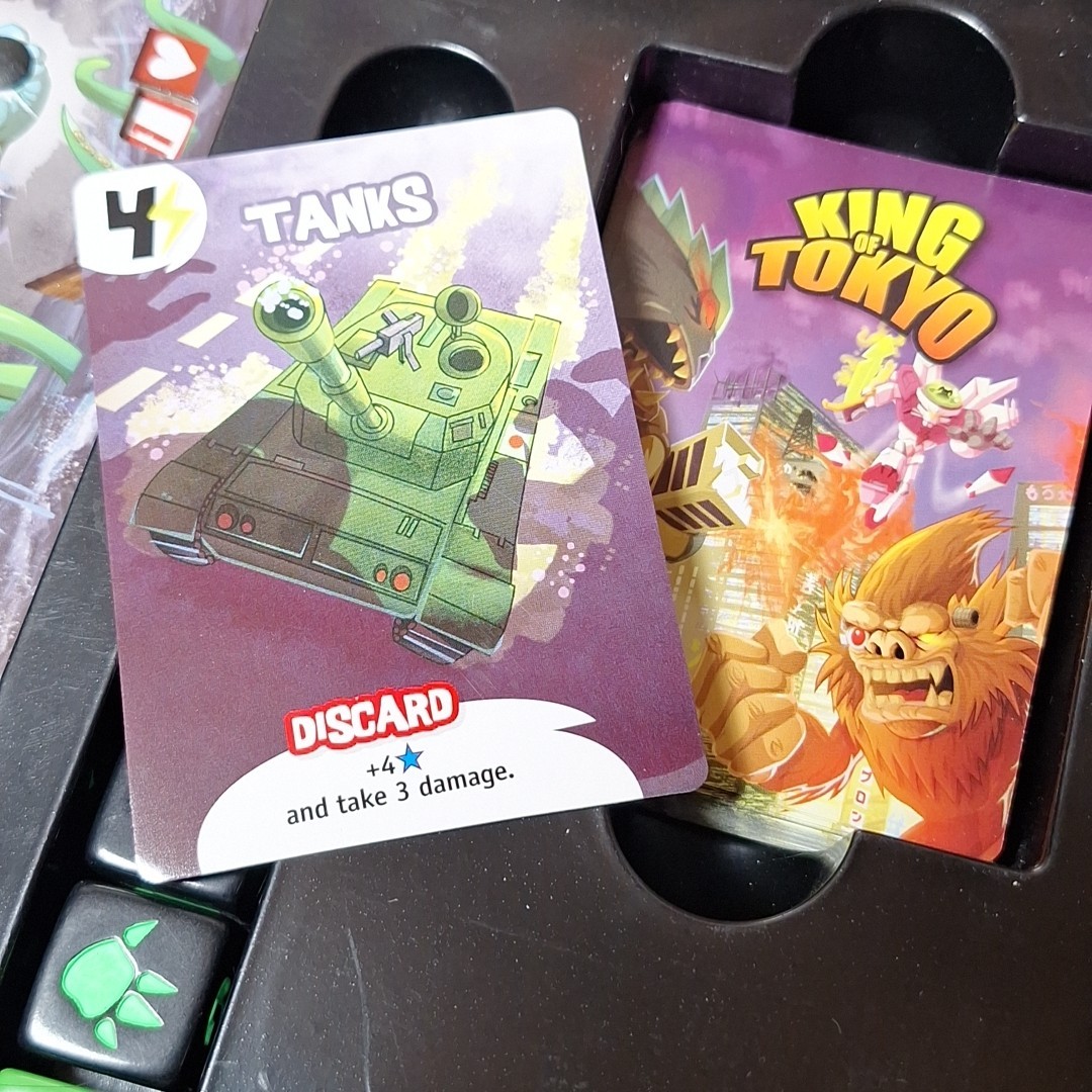 King of Tokyo Board Game By Richard Garfield 2014 Iello 2-6 Players Ages 8+ 2014