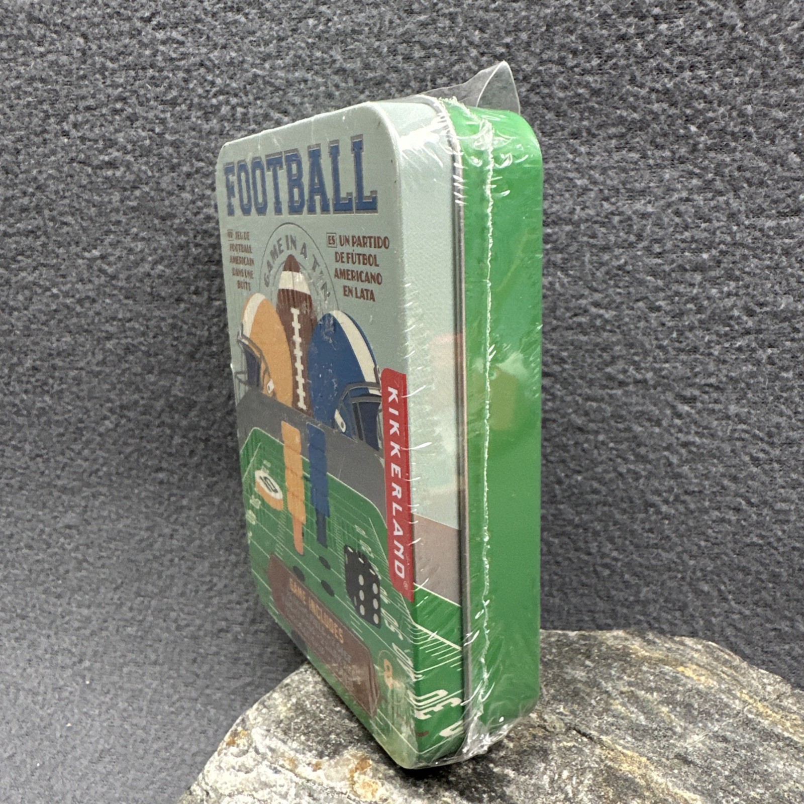 KIKKERLAND FOOTBALL Tin Travel Size Game Dice Peg Portable Still Sealed 2 Player