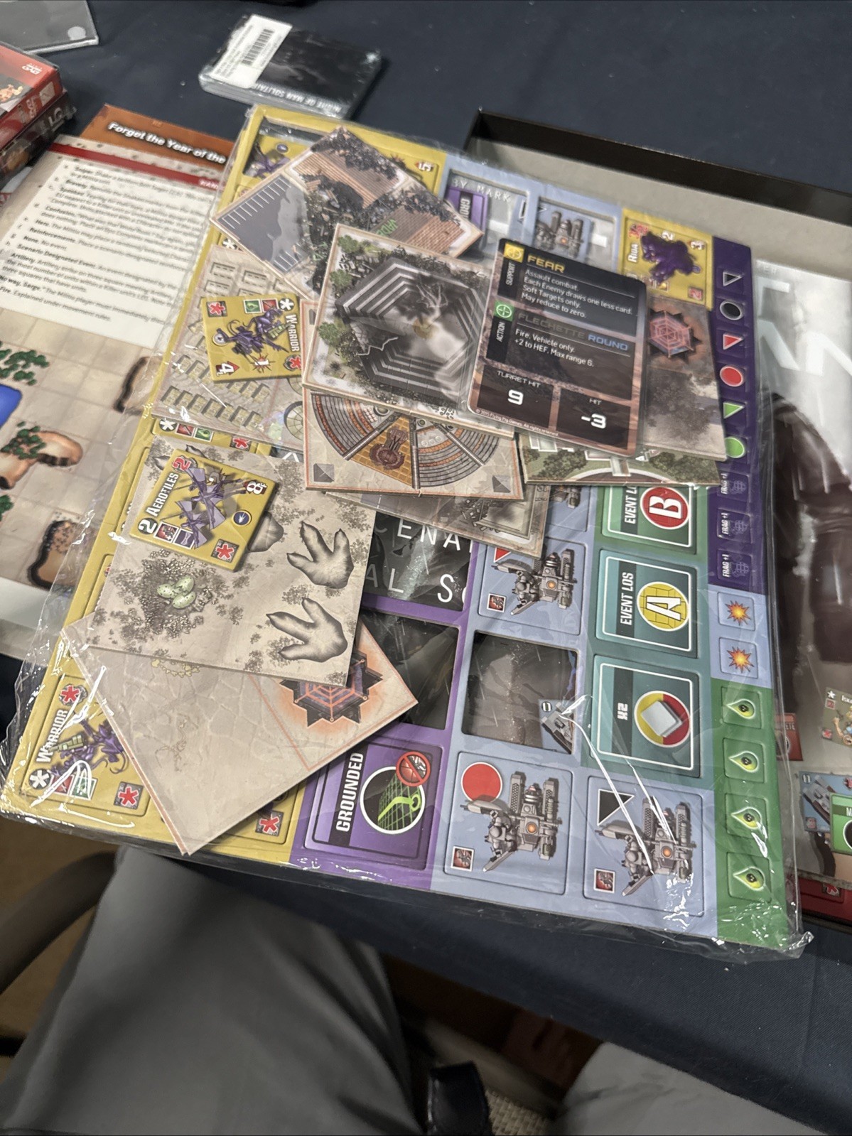 Flying Pig Boardgame Night of Man (Kickstarter Ed) Unpunched Bag Sealed