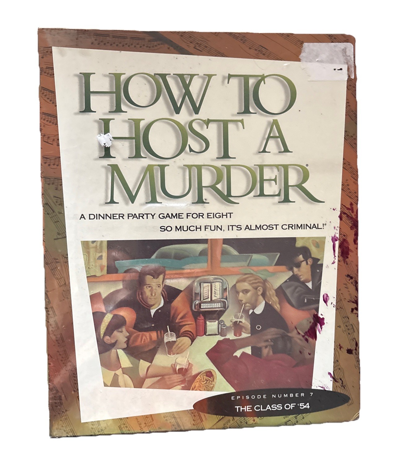 How to Host a Murder Game #7 The Class of ’54 New Sealed 1980s Dinner Party