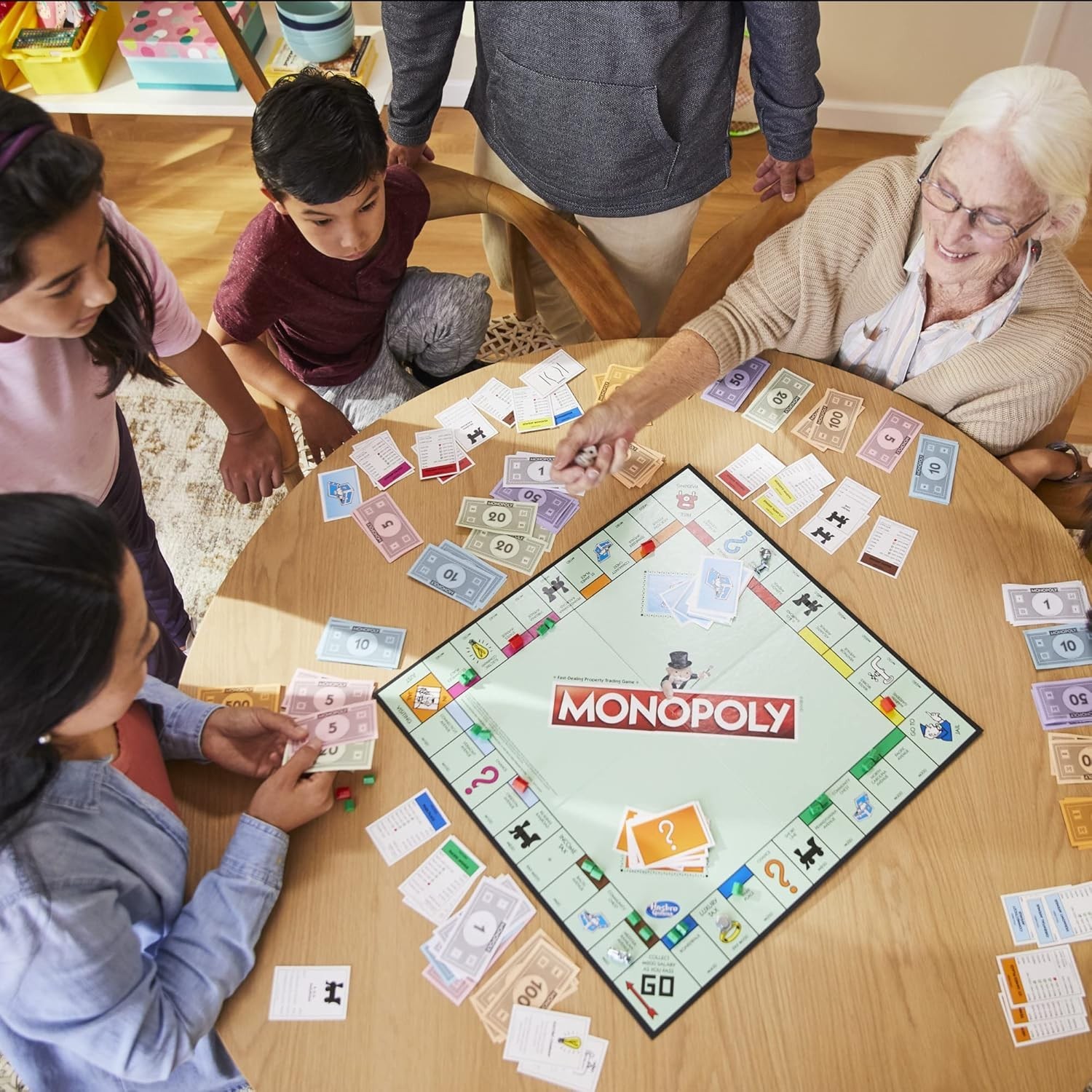 Classic Monopoly Token Vote Edition – Ideal Family Game for Ages 8+, 2-6 Players