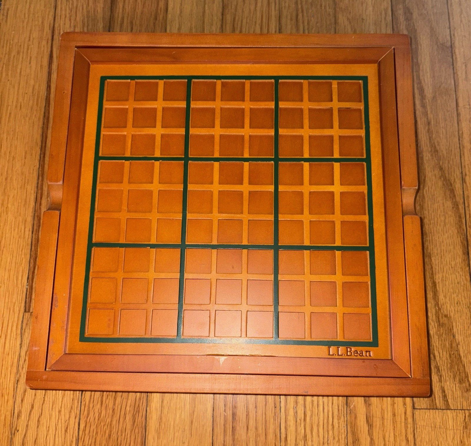 LL BEAN Four in One Game Board: Checkers, Color Sudoku, Chess & Number Sudoku