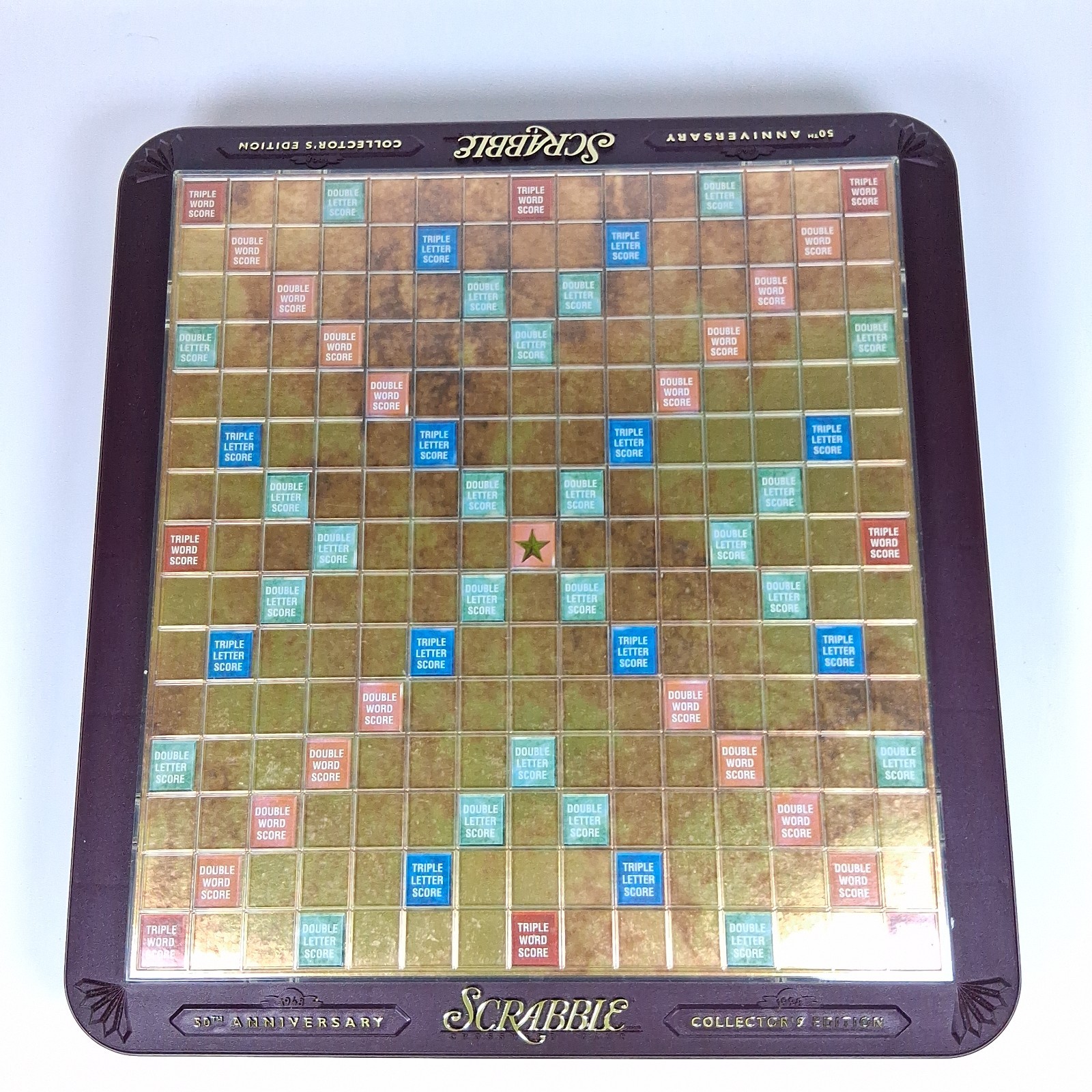 Scrabble 50th Anniversary Collectors Edition 1998 Vintage Board Game