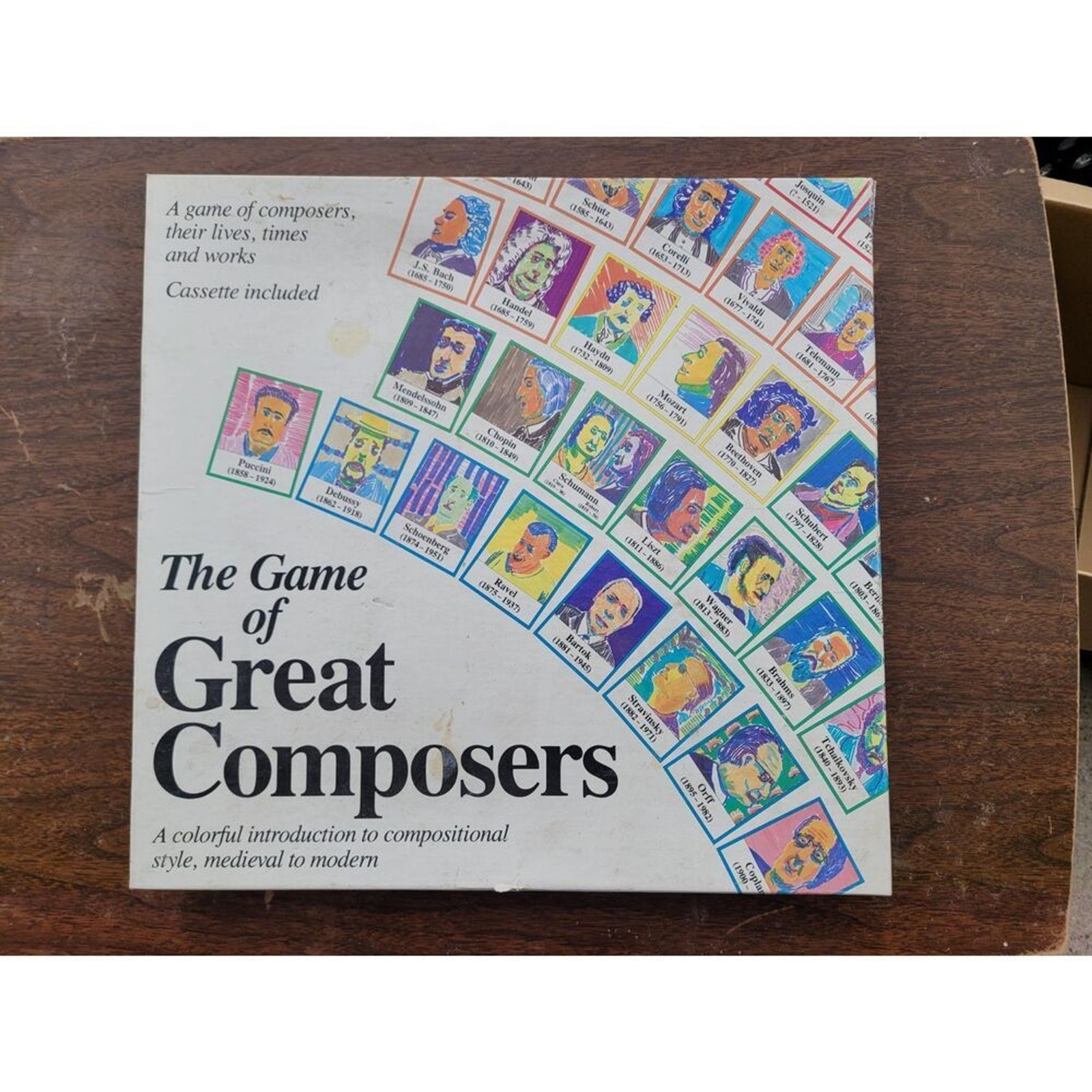 Vintage The Game of Great Composers Board Game – Aristoplay Educational