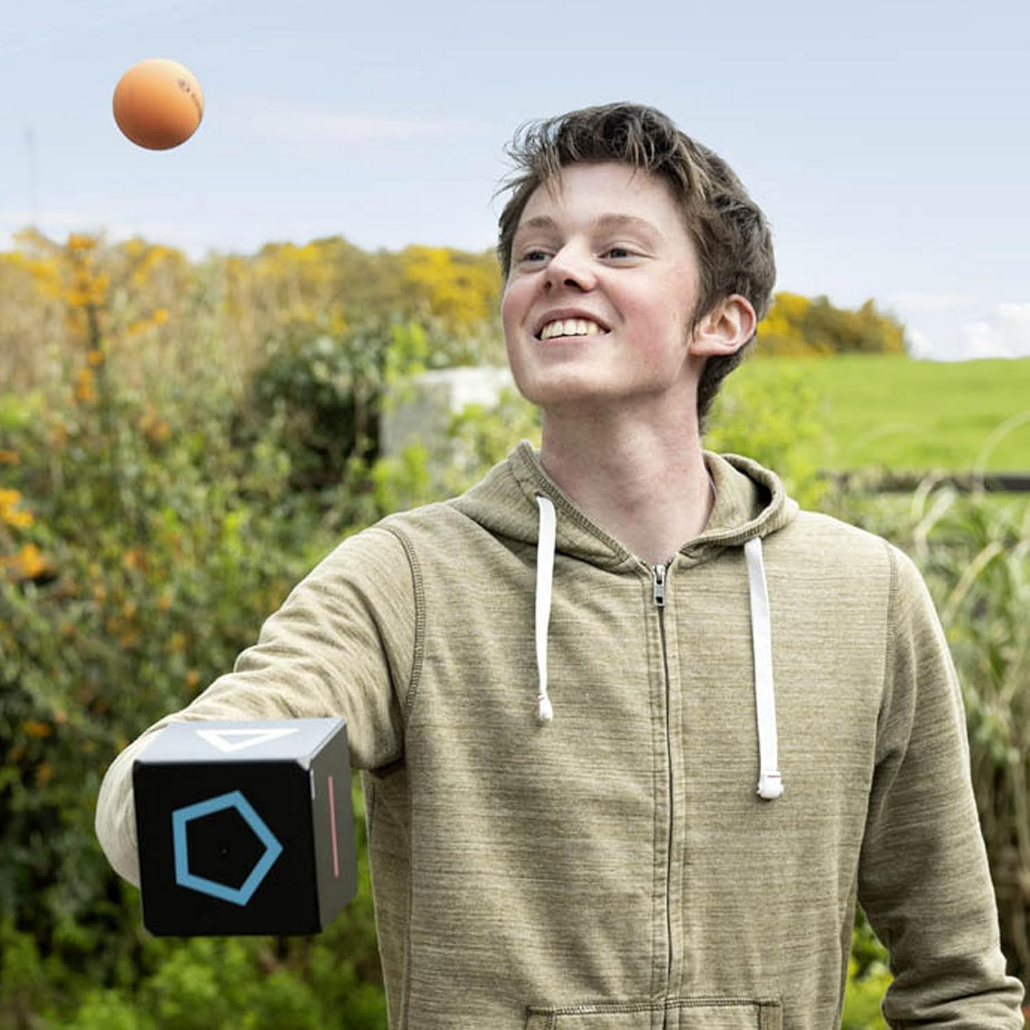KOMBOID Ball Bouncing Skill Game for Teenagers and Adults. 12+ Years Old. Cube X