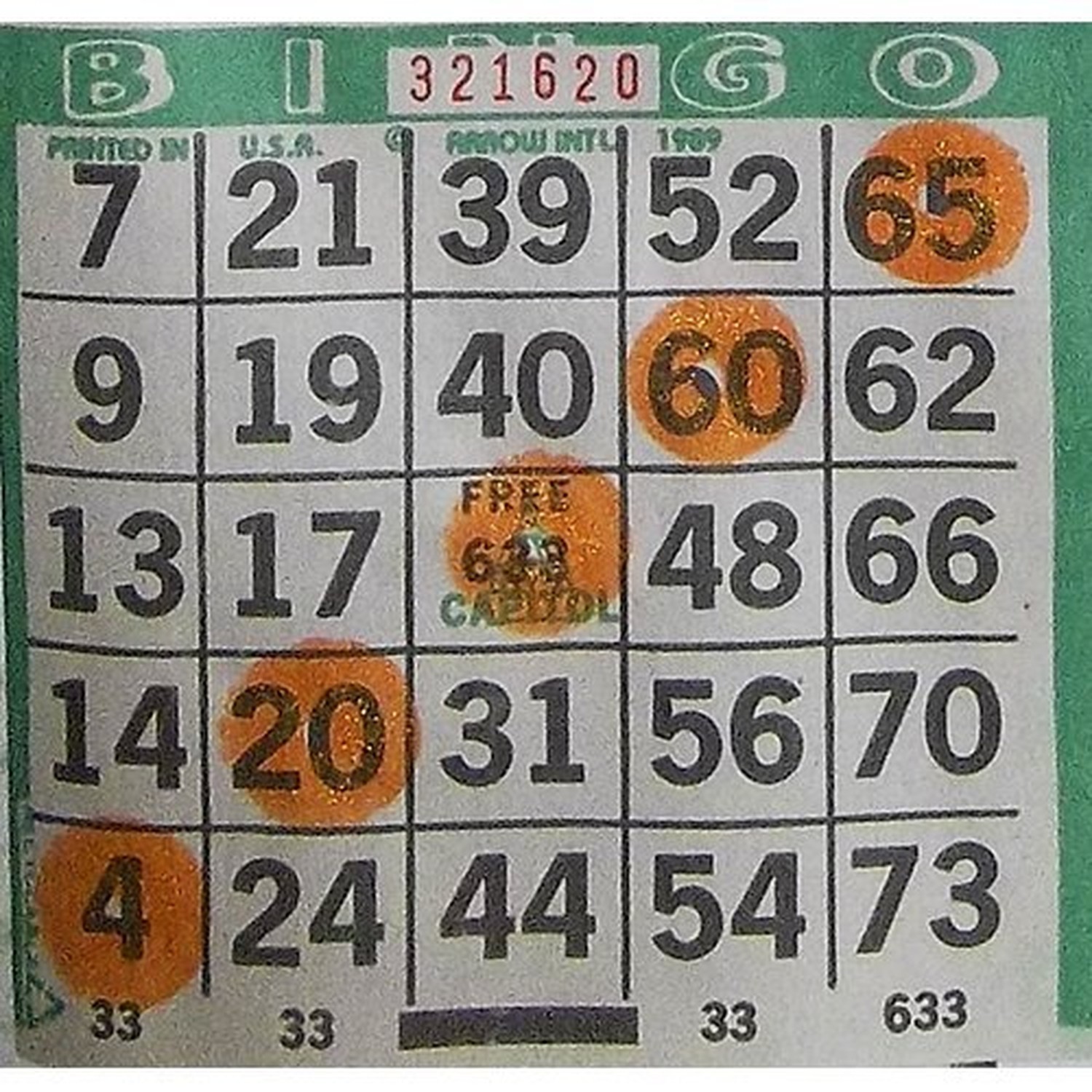 Dazzle Six Pack 3oz Orange Bingo Dauber