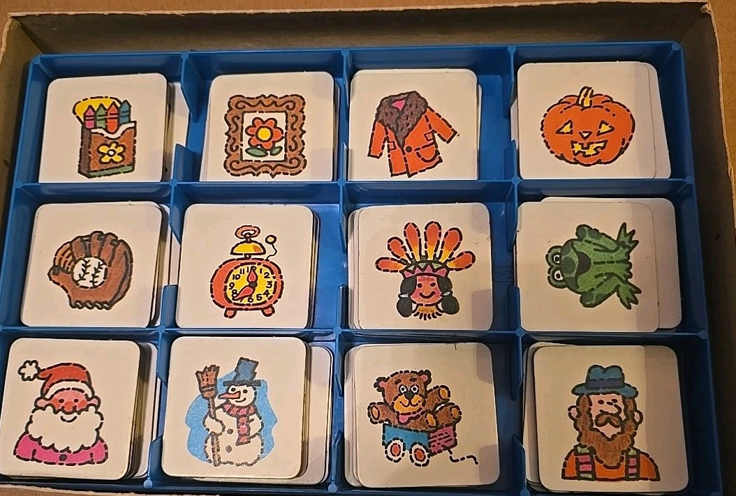 Memory Fronts and Backs Vintage Card Matching Game 1986 Milton Bradley Complete