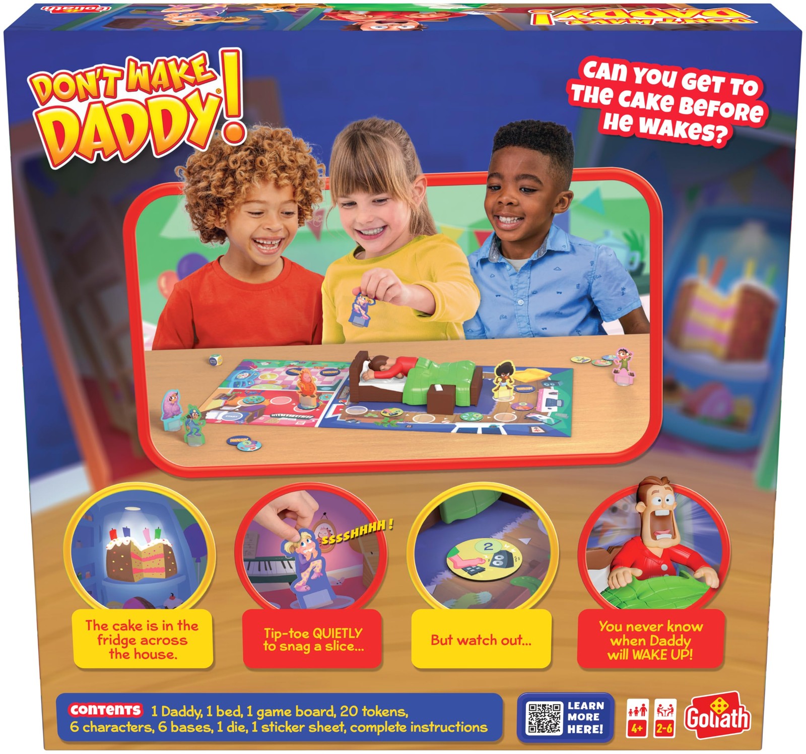 Dont Wake Daddy Board Game Surprise Action Game for Kids 2-6 Players Age 4+