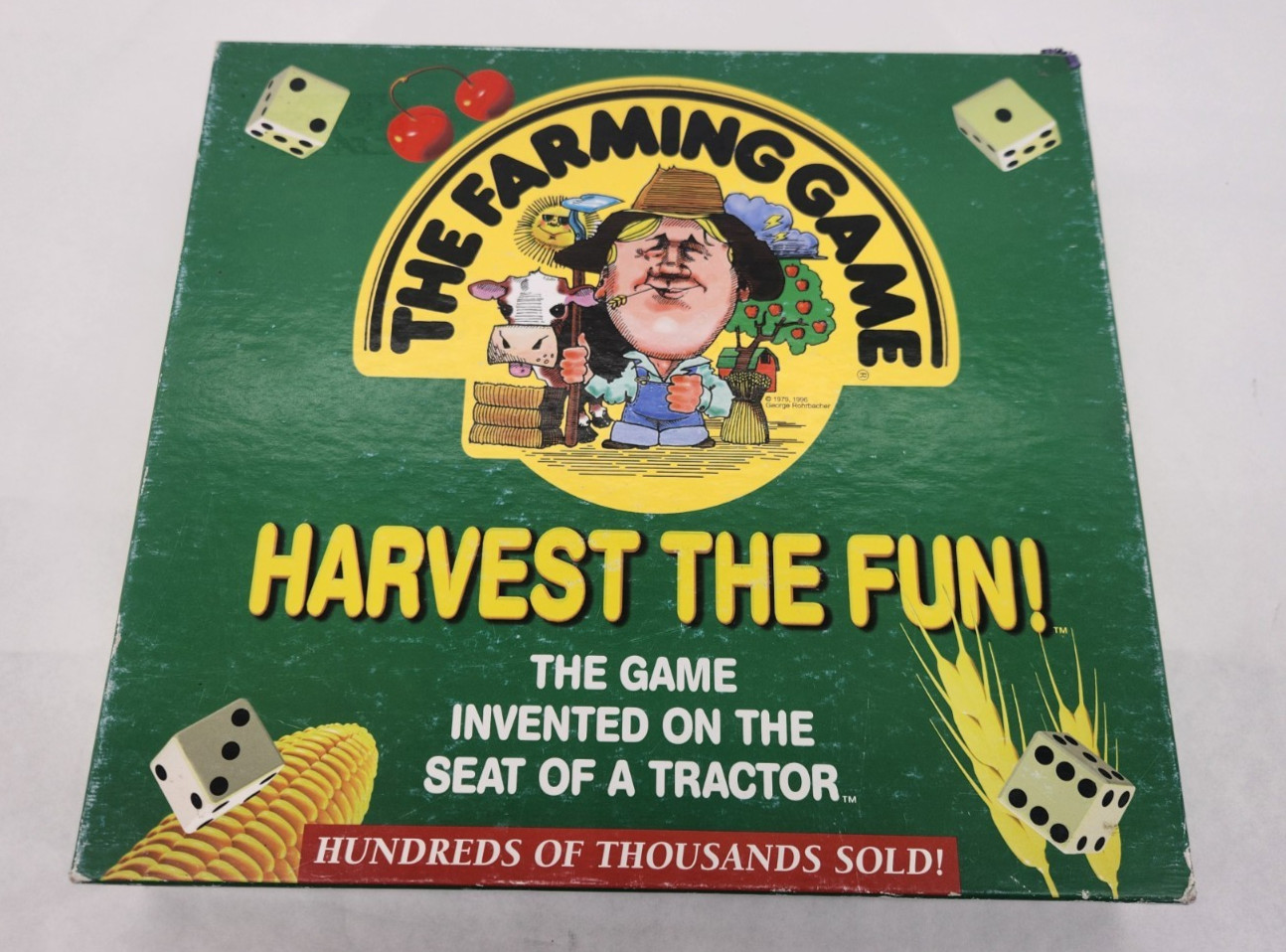 The Farming Game – Harvest the Fun! 1996 Board Game – Complete