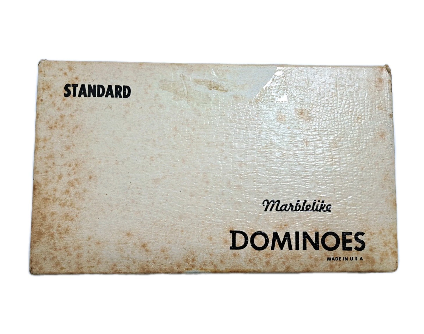 Vintage Dominoes Puremco #616 Marblelike Standard Made In USA