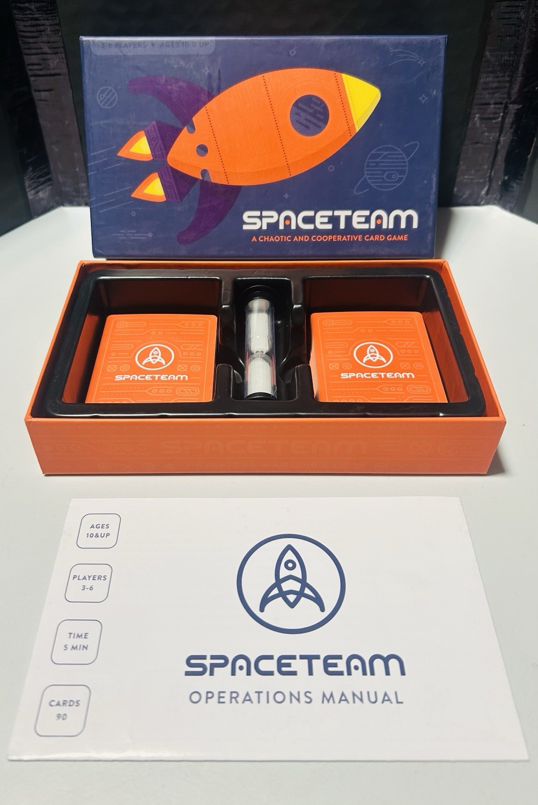 Stellar Factory Spaceteam Game-Age 10+ from Timber & Bolt-Complete-Free Ship