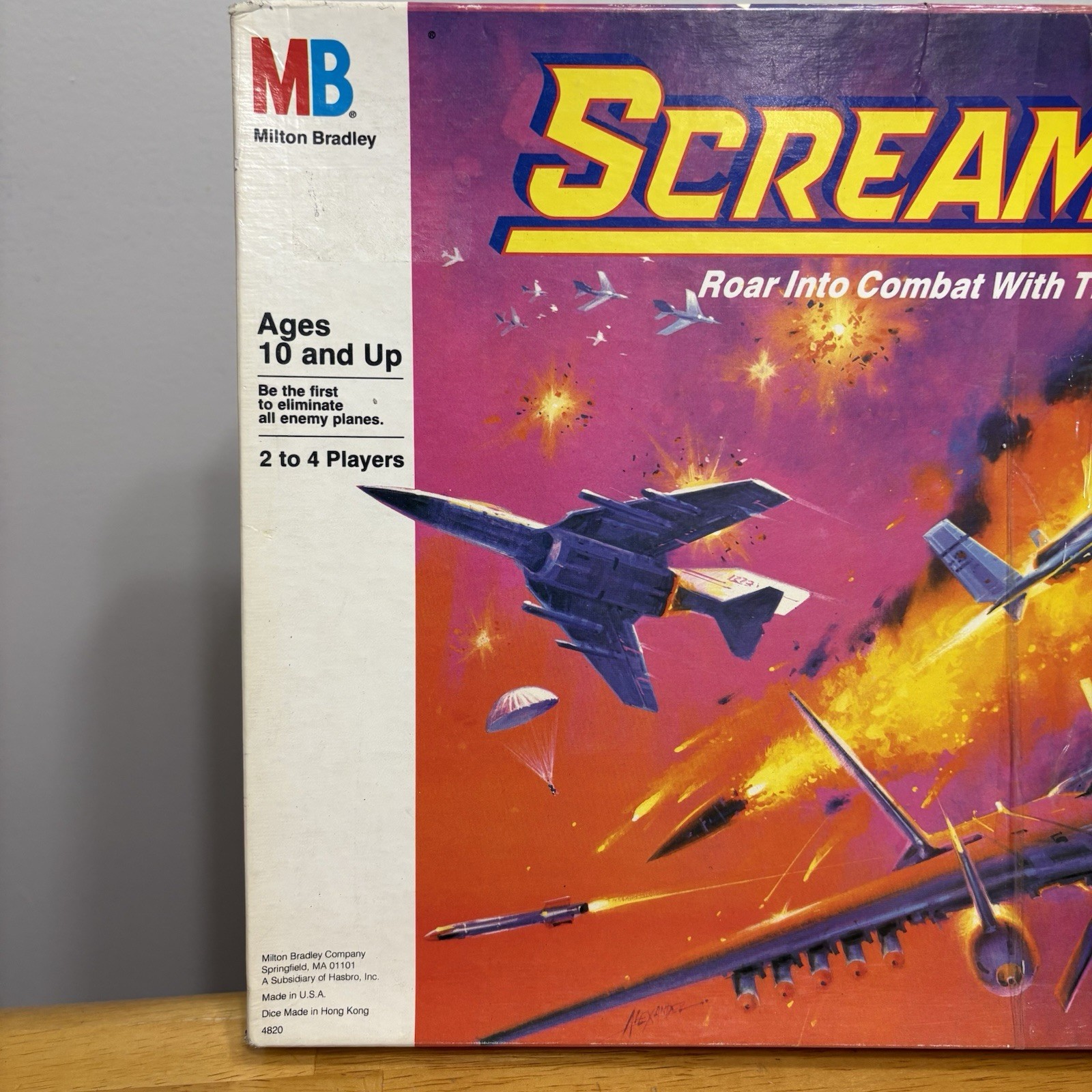 Vintage Milton Bradley Board Game Screaming Eagles Air Assault Complete 1987