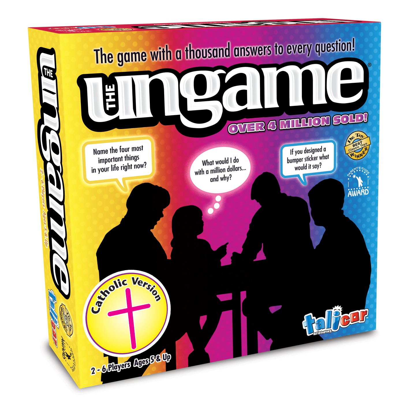 New – Talicor The Ungame – Catholic Version – Ages 5+ | 2-6 players