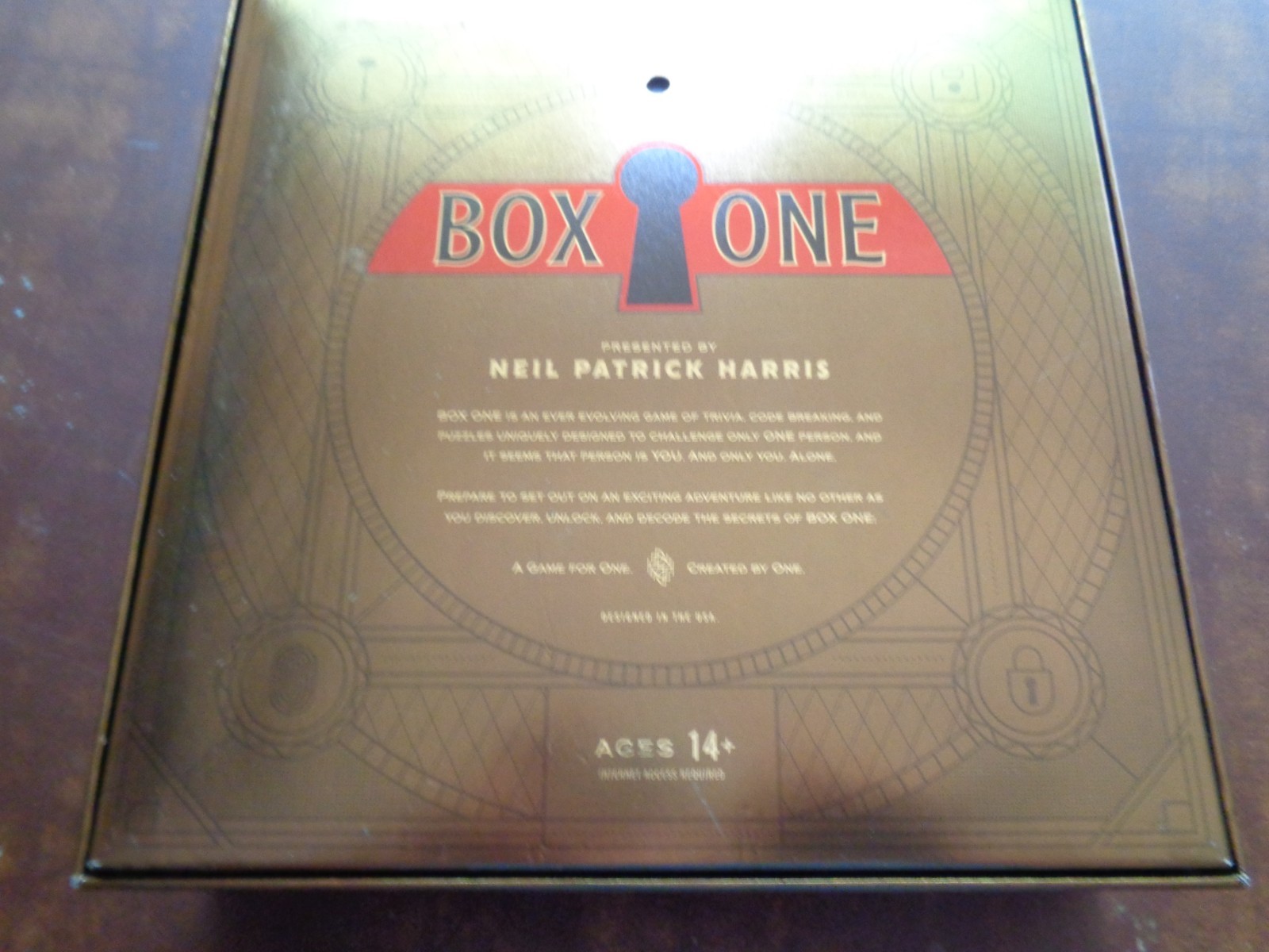 Box One Neil Patrick Harris Game For One Single Player Game Complete