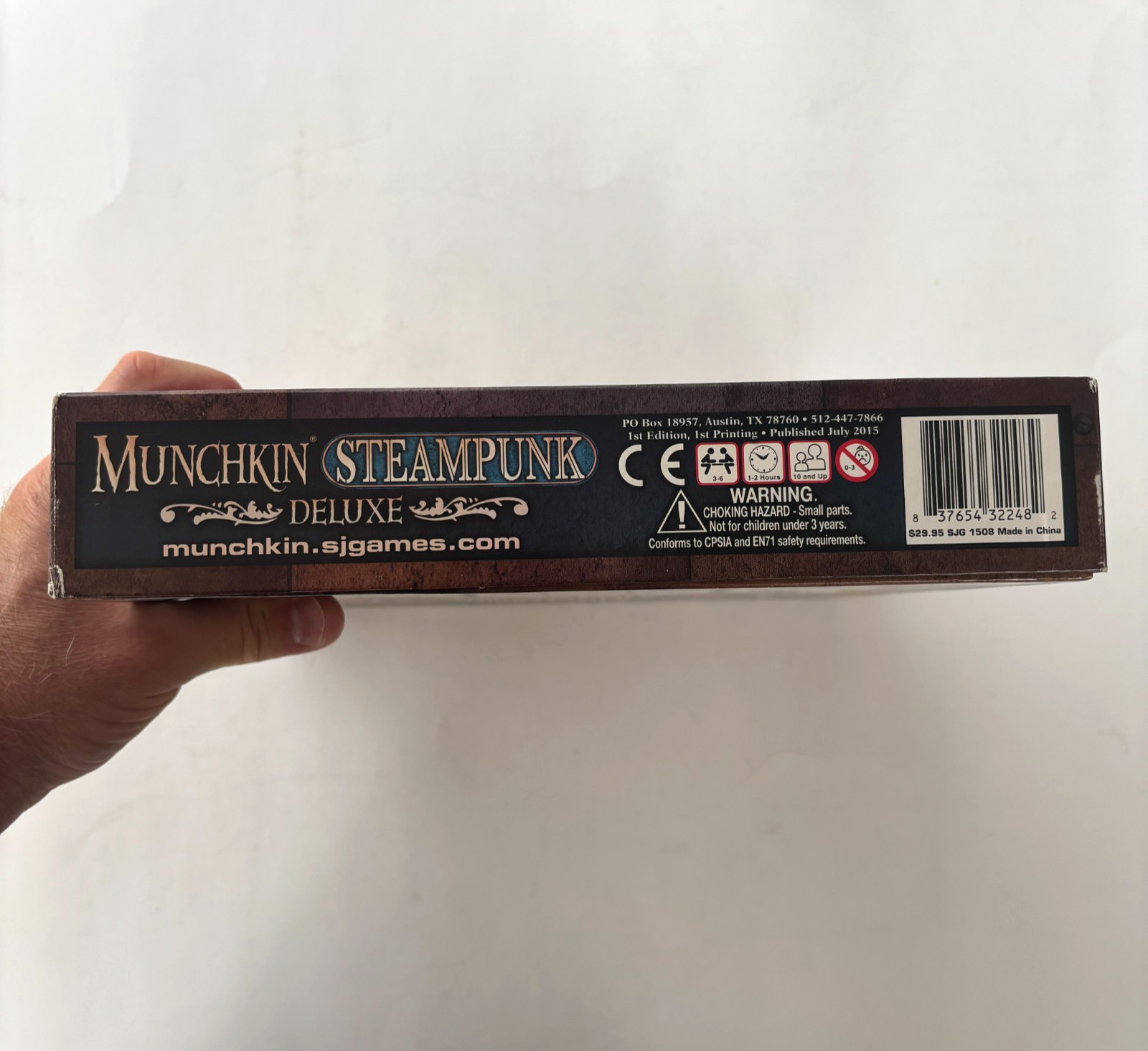 Munchkin Steampunk Deluxe – Board Card Game – Steve Jackson (some missing parts)