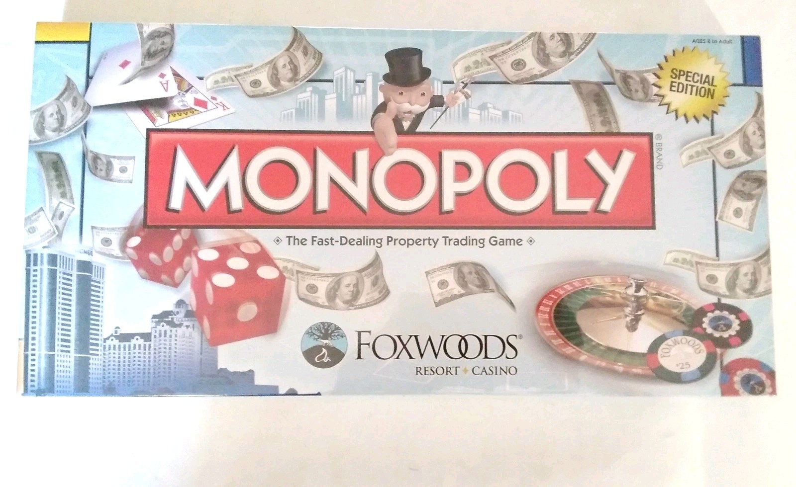 New Monopoly Foxwoods Resort Casino Edition 2011 Board Game Factory Sealed