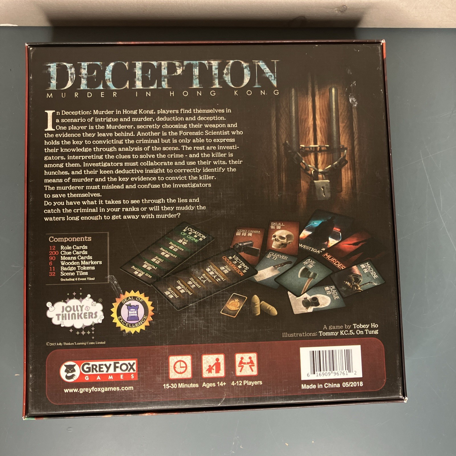 Deception Murder in Hong Kong Board Game 100% Complete
