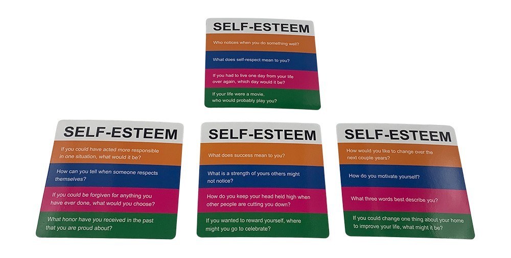 Totika Self Esteem Game with 48 Question Card Deck – A Game of Fun, Skill and Co