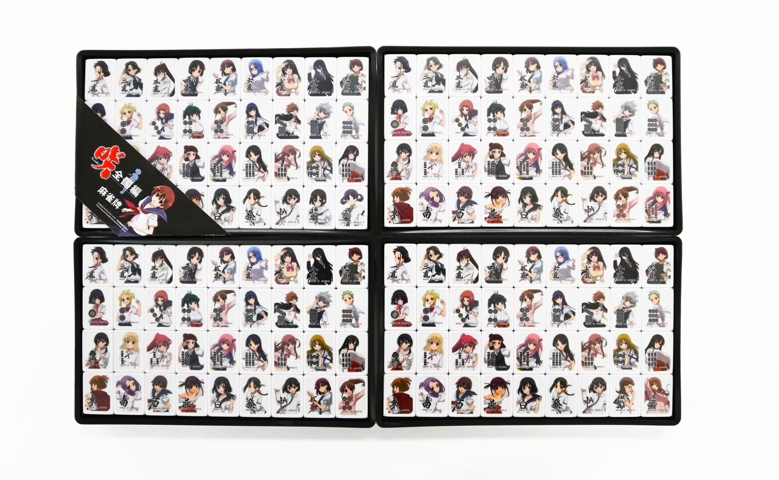 Saki Zenkoku-hen Anime Mahjong Tile Set Complete Japanese Riichi Mahjong Game