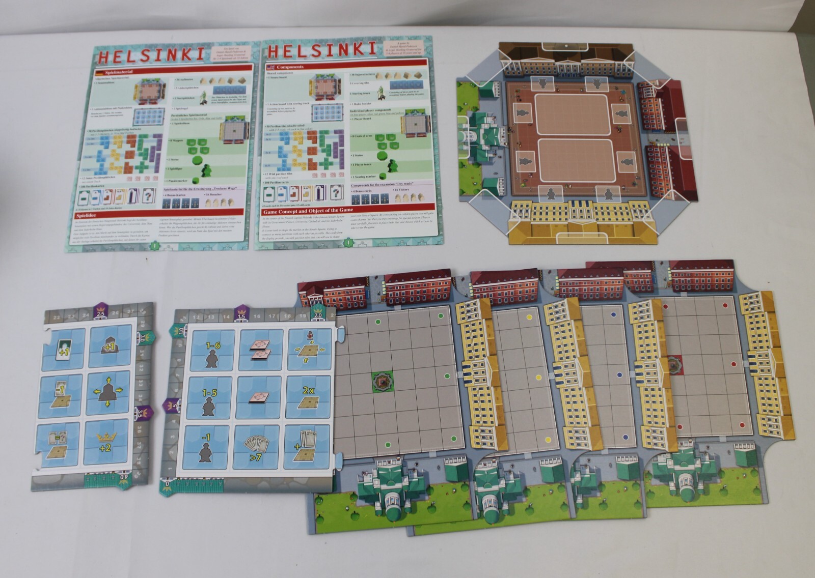 Helsinki Deluxe Game 2022 Queen Games Complete in Box