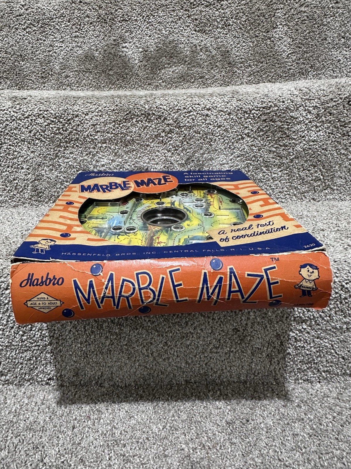Vintage Hasbro Marble Maze Skill Game in Original Box