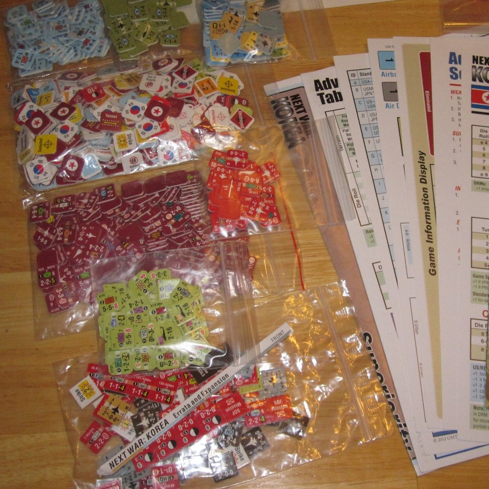 Excellent 2012 GMT ***NEXT WAR: KOREA*** Alternate History Strategy Board Game
