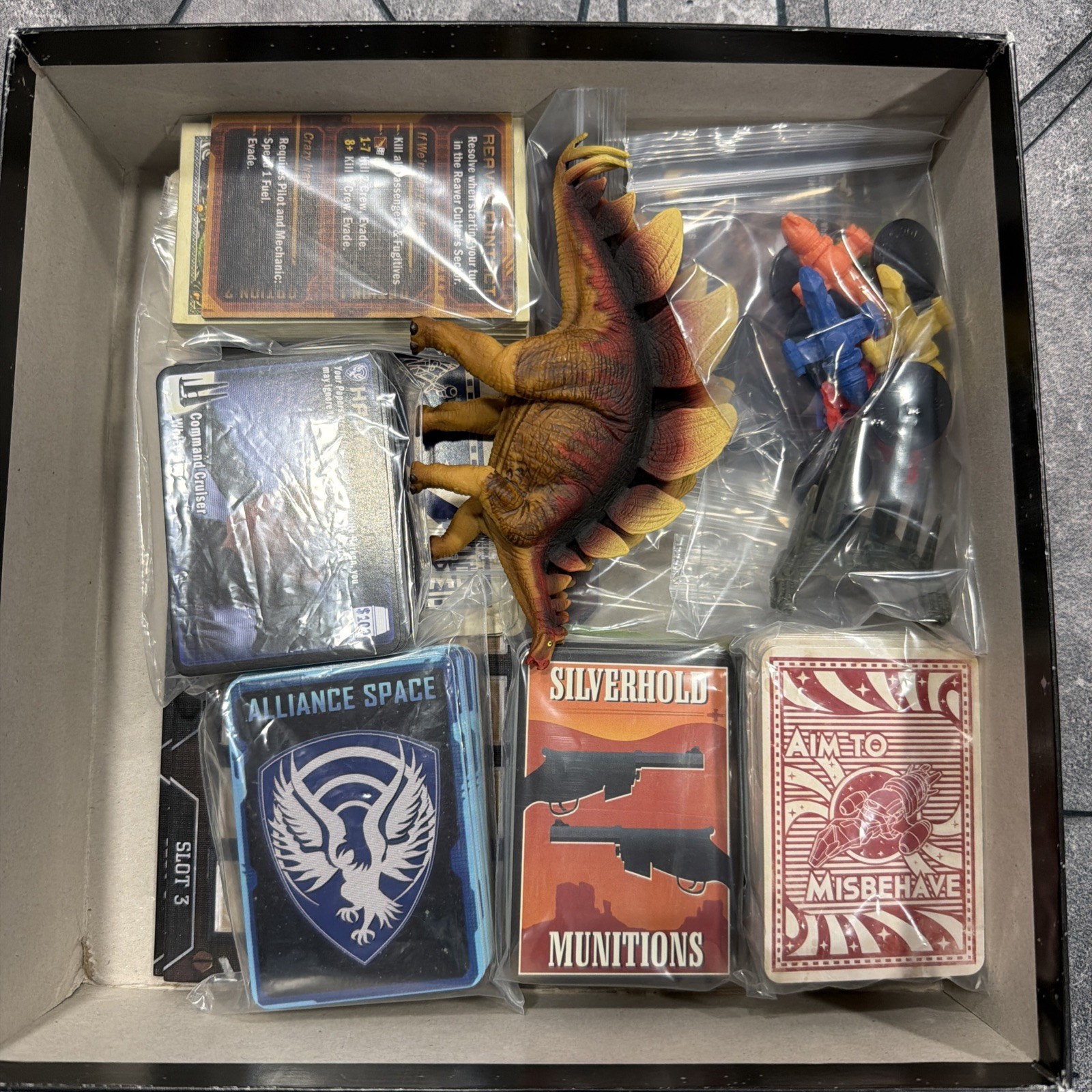 Firefly The Game Gale Force Nine Board Game GF9 Joss Whedon Complete W/Dinosaur