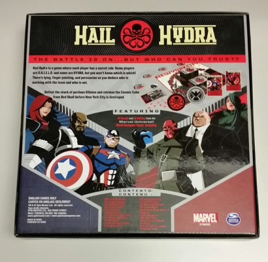 Marvel: Hail Hydra Board Game, Ages 14 and up