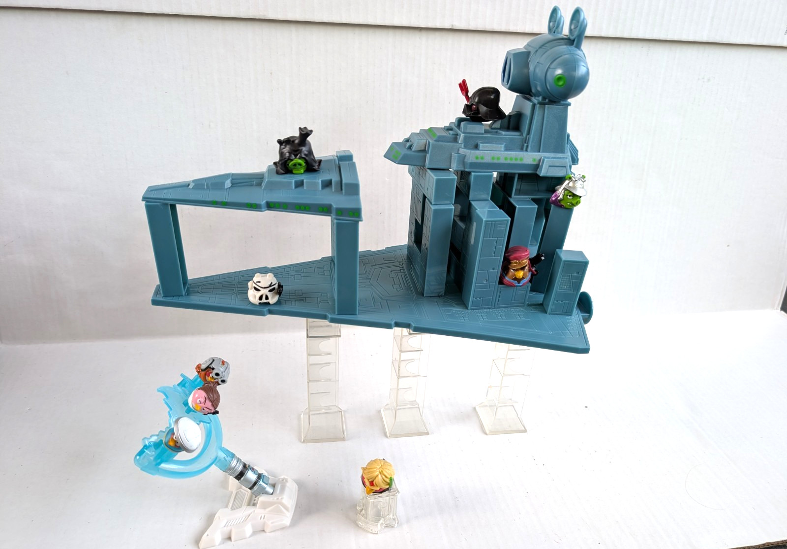 Angry Birds Star Wars Telepods Star Destroyer Game COMPLETE Hasbro 2013 Rovio