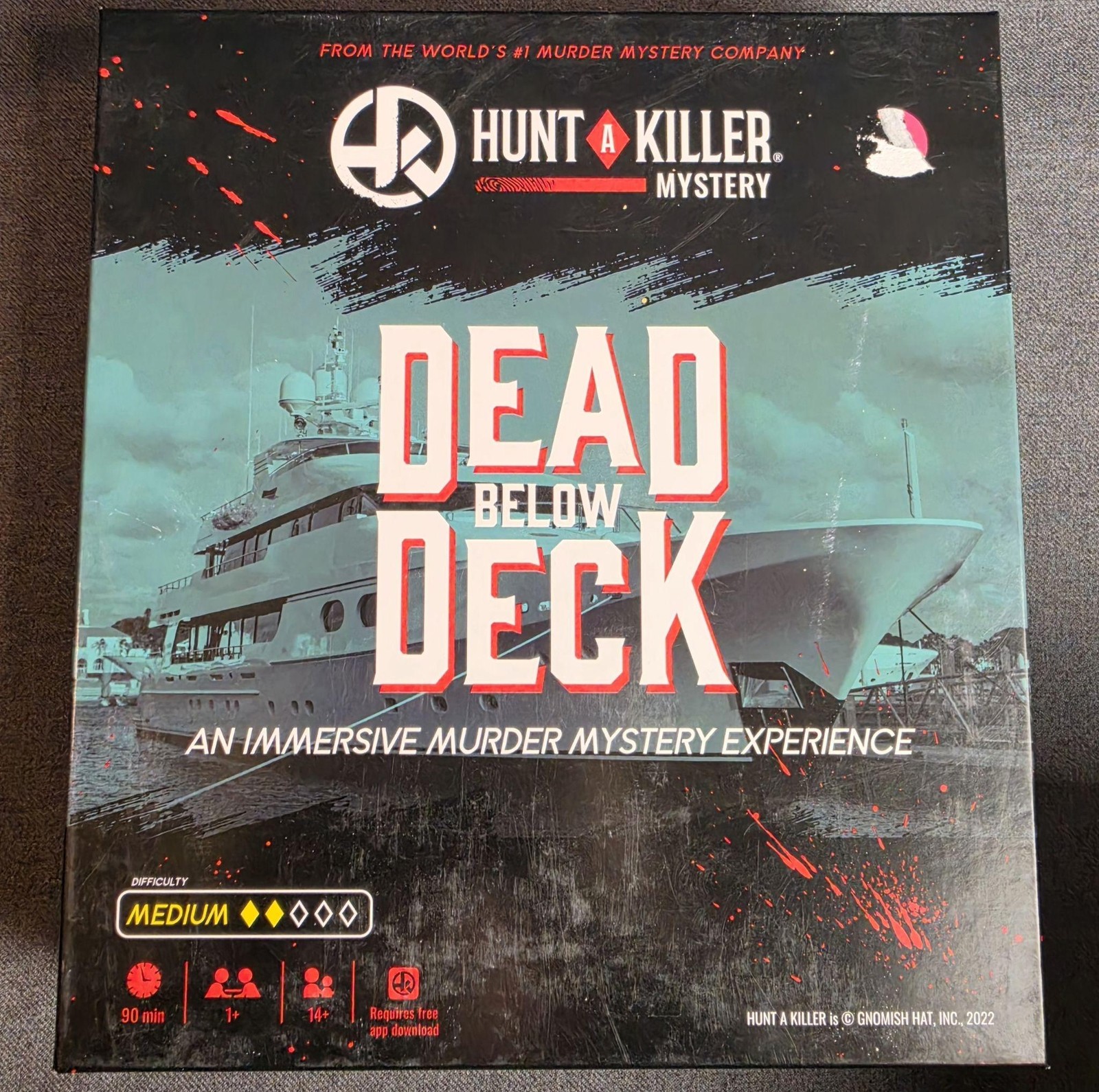 Hunt A Killer Mystery Board Game Lot Dead Below Deck Dive Bar Motel 3 Box Set