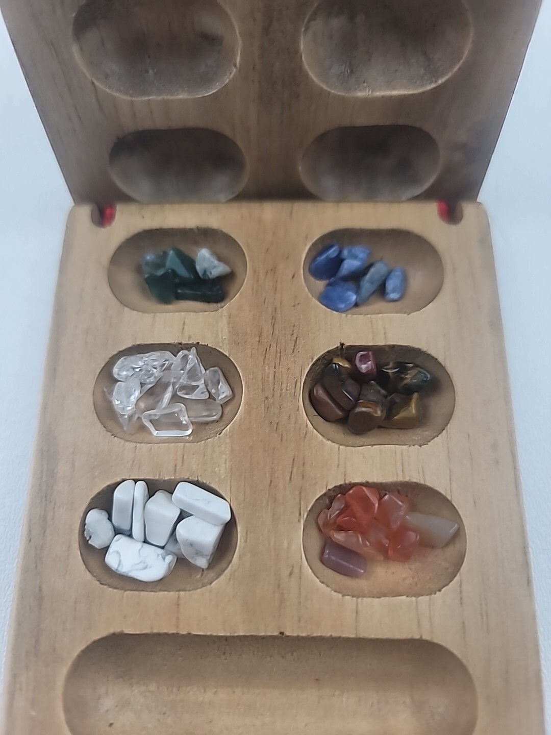 Front Porch Classics Outfitters Mancala with Travel Case Wooden Game Board