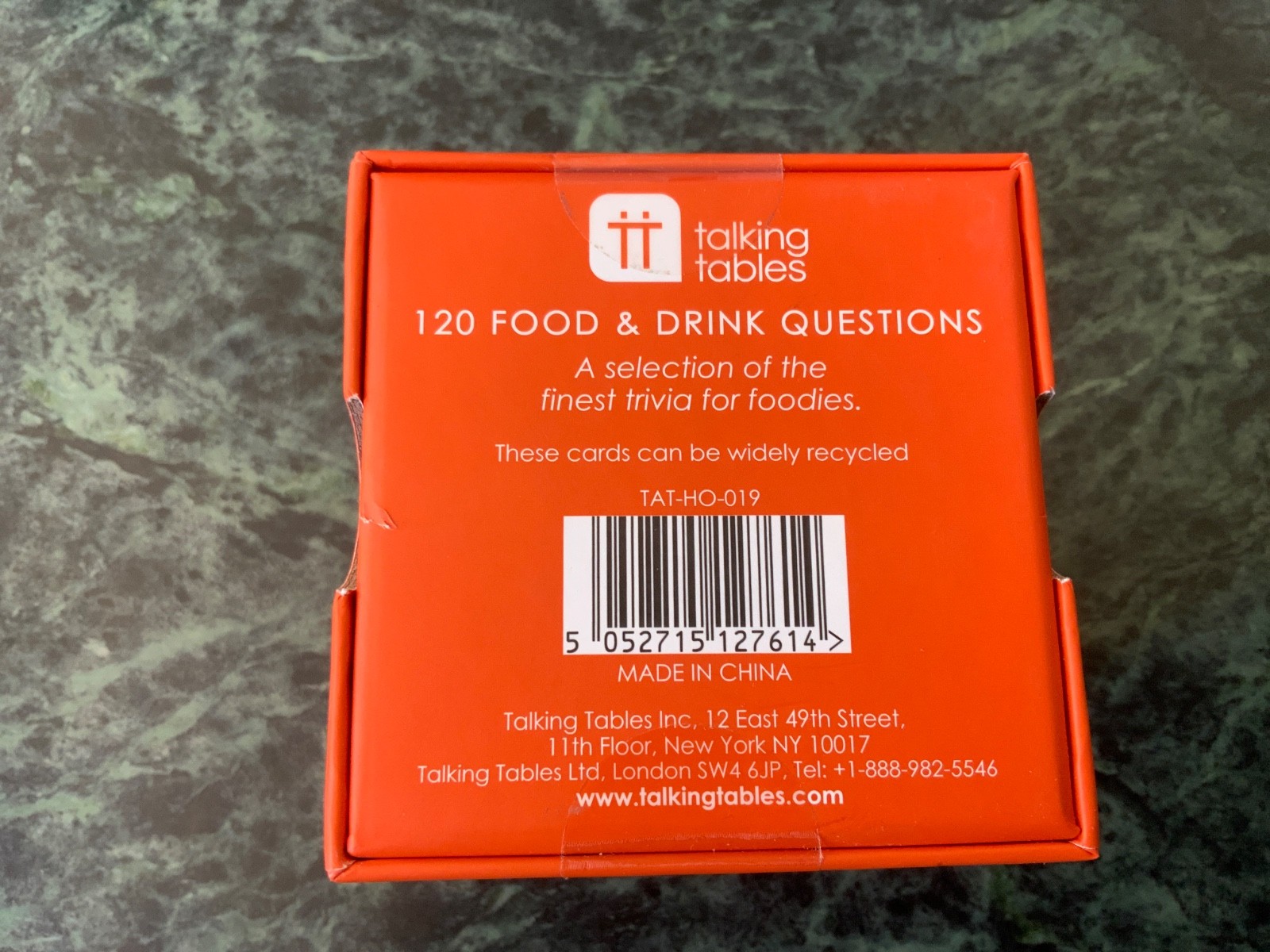 Food & Drink TRIVIA Talking Tables After Dinner Questions 120 questions SEALED