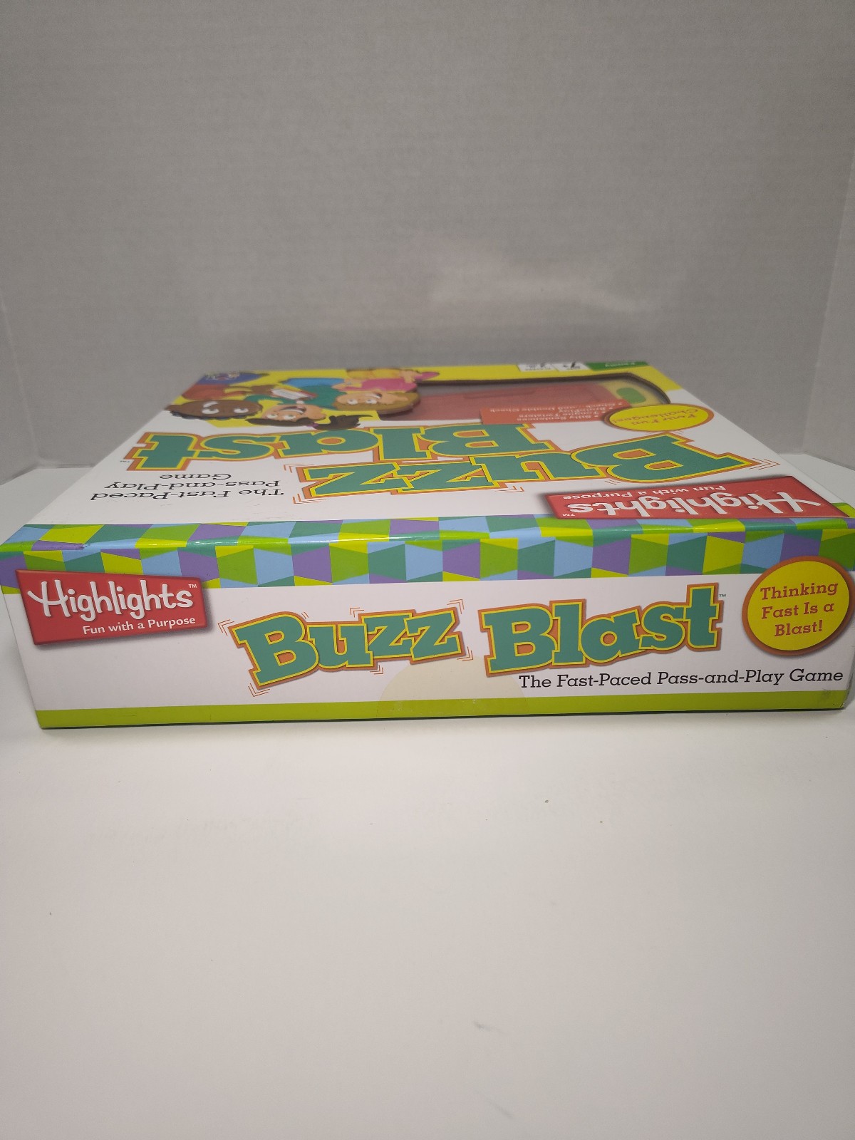 Buzz Blast Electronic Game Highlights Tested Works Fast Paced Pass Play Game