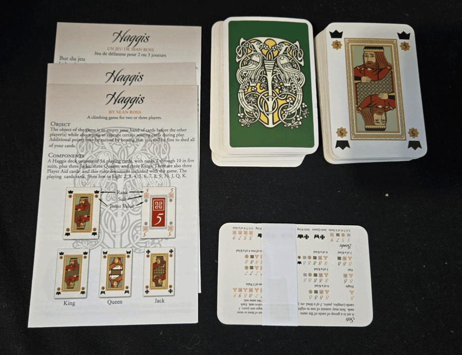 2010 Haggis Family Fun Card Game Indie Boards & Cards Complete