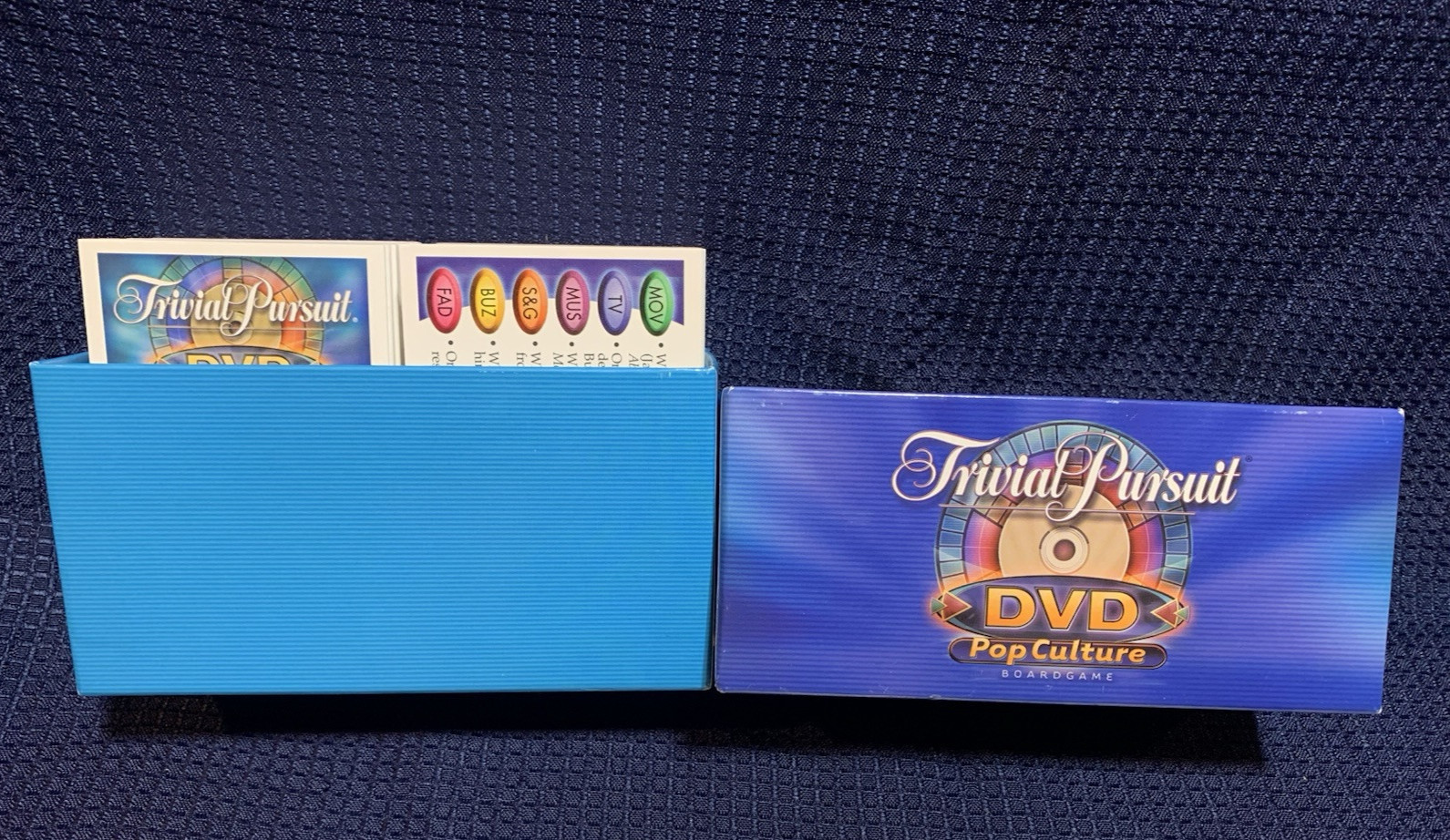 Trivial Pursuit DVD Pop Culture Board Game – Complete – Free Shipping – Clean
