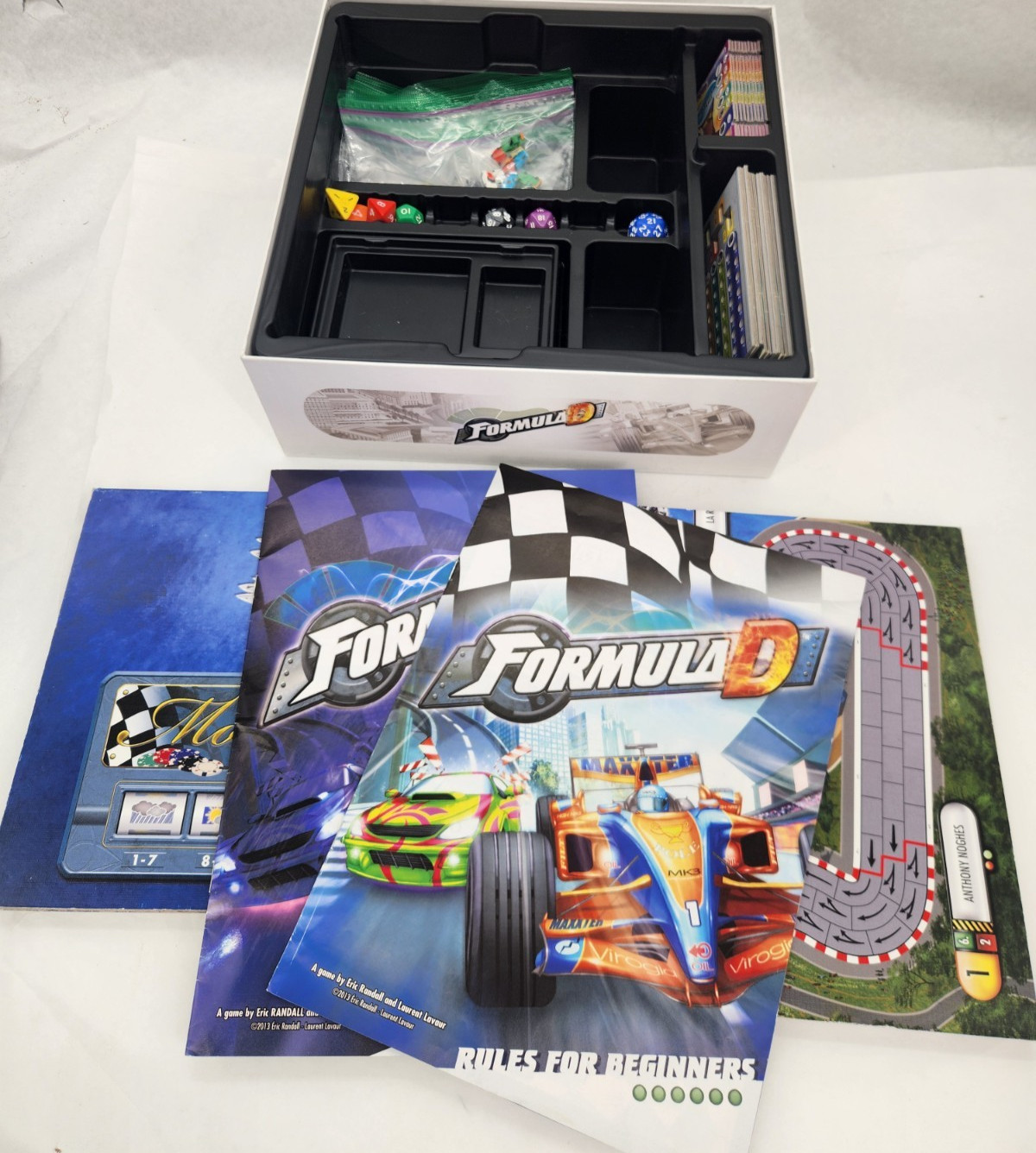 Asmodee Formula D 2013 Board Game- 100% Complete & bagged 2-10 players