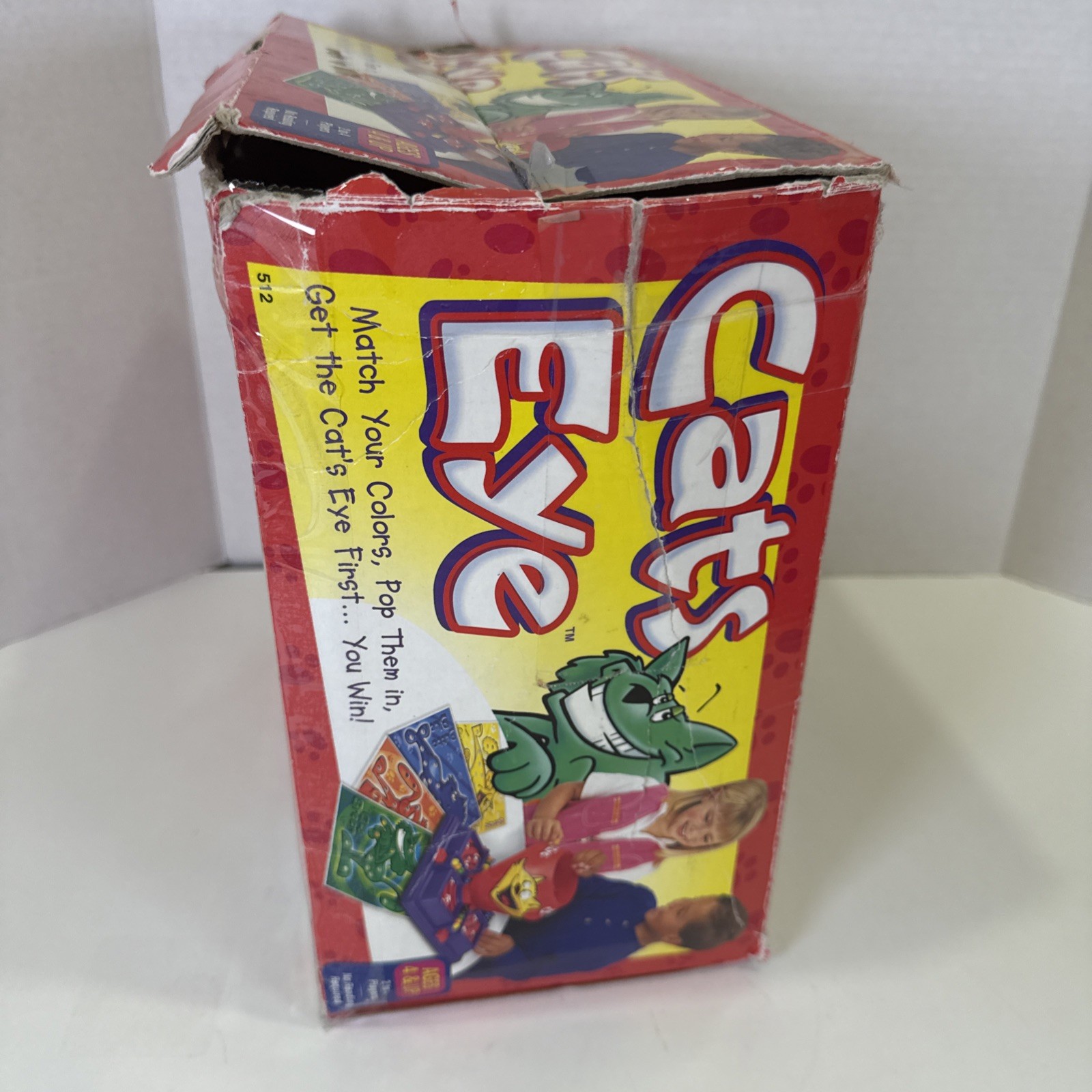 Cats Eye Game by Cadaco 1997 Vintage Board Game Color Matching Incomplete