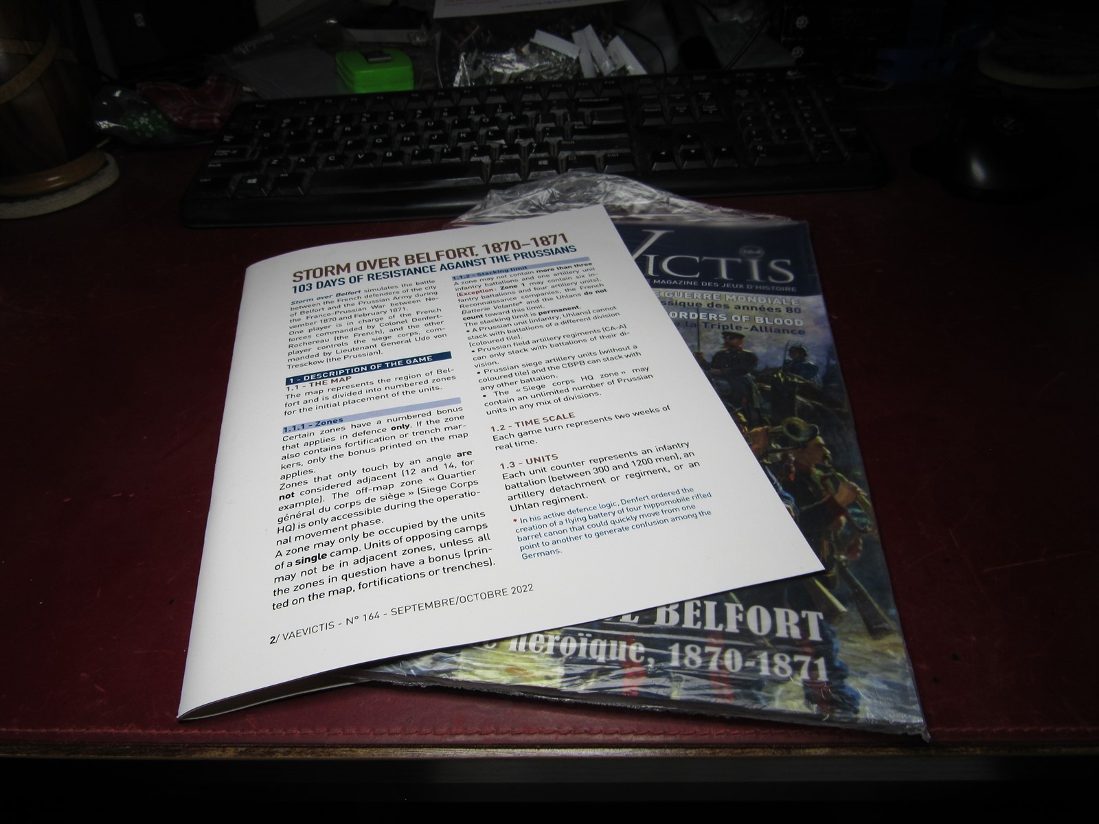 Vae Victis: Number 164: Storm Over Belfort: Sealed with English Rules