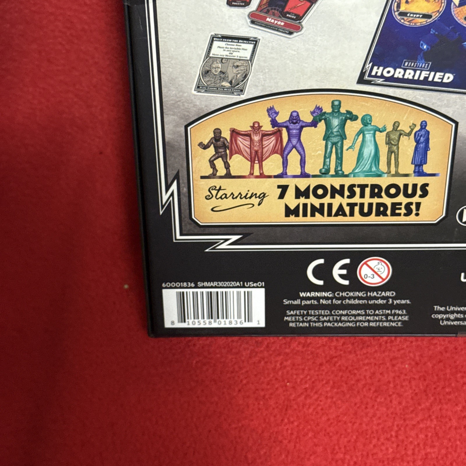 Monsters Horrified Board Game Universal Studios Ravensburger New Sealed 2019