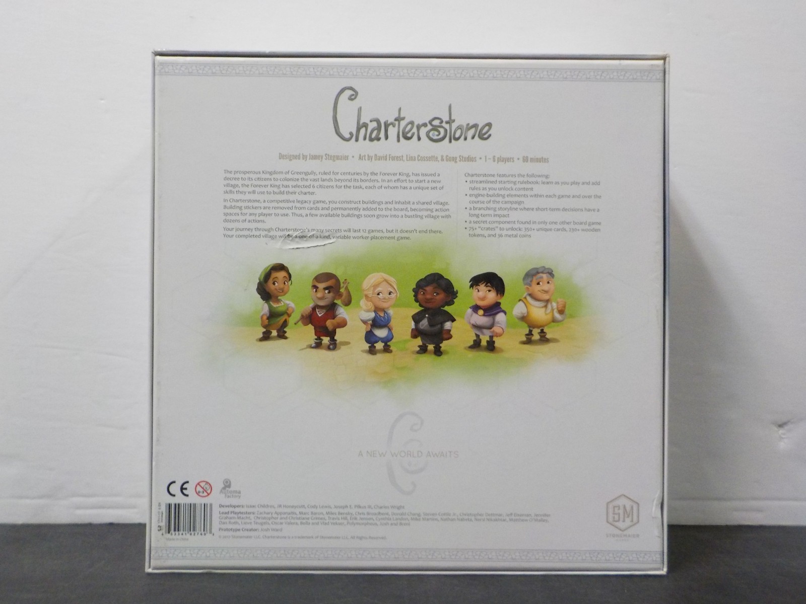 G1219 Charterstone – A Competitive Legacy Game Of Village Expansion 1-6 Players