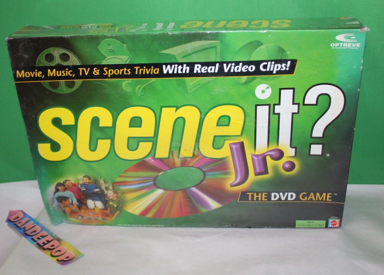 Mattel Screenlife Optreve Scene It? Jr DVD Game Mattel 2007 Sealed