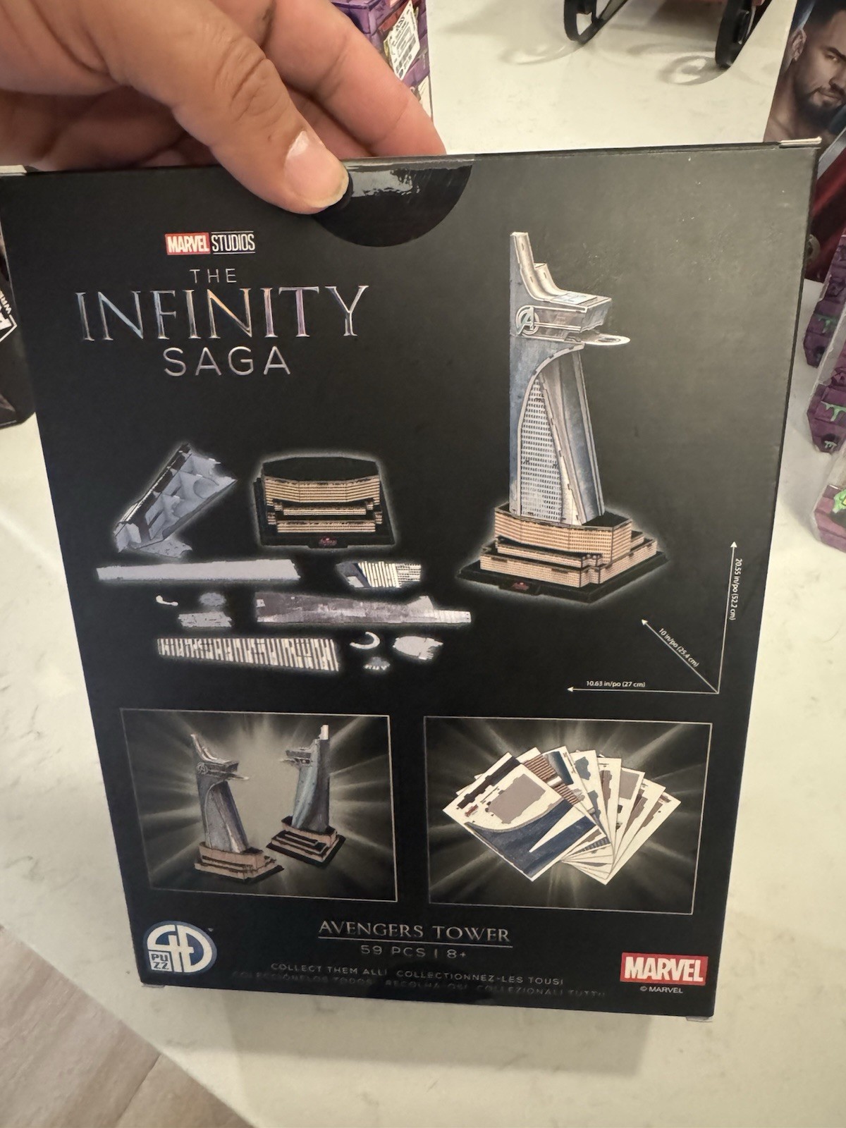 Marvel Avengers Tower 3D Puzzle 59 Pieces New The Infinity Saga ULTRON 4D