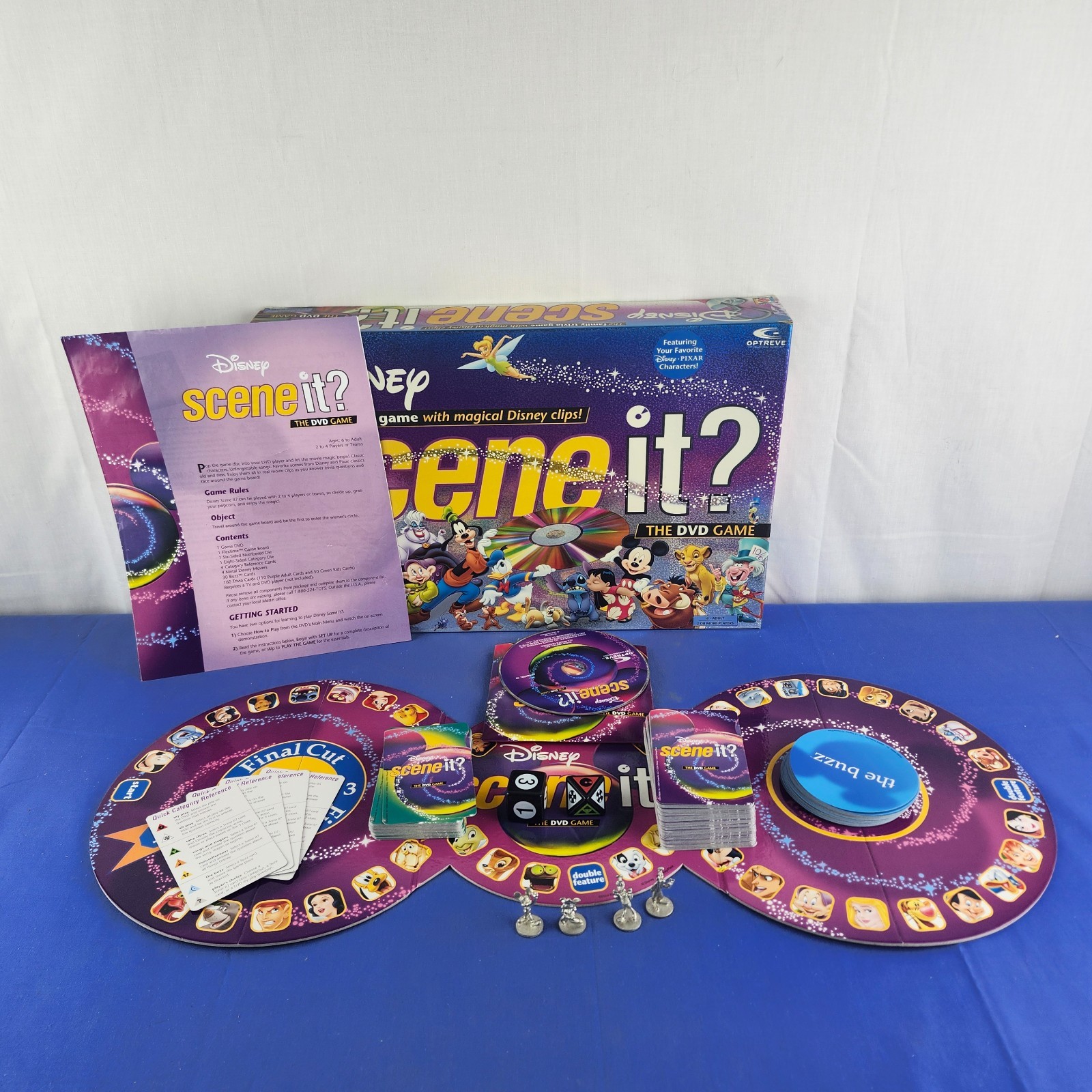 Disney Scene It? Family Trivia Board Game DVD Original 1st Edition VGC