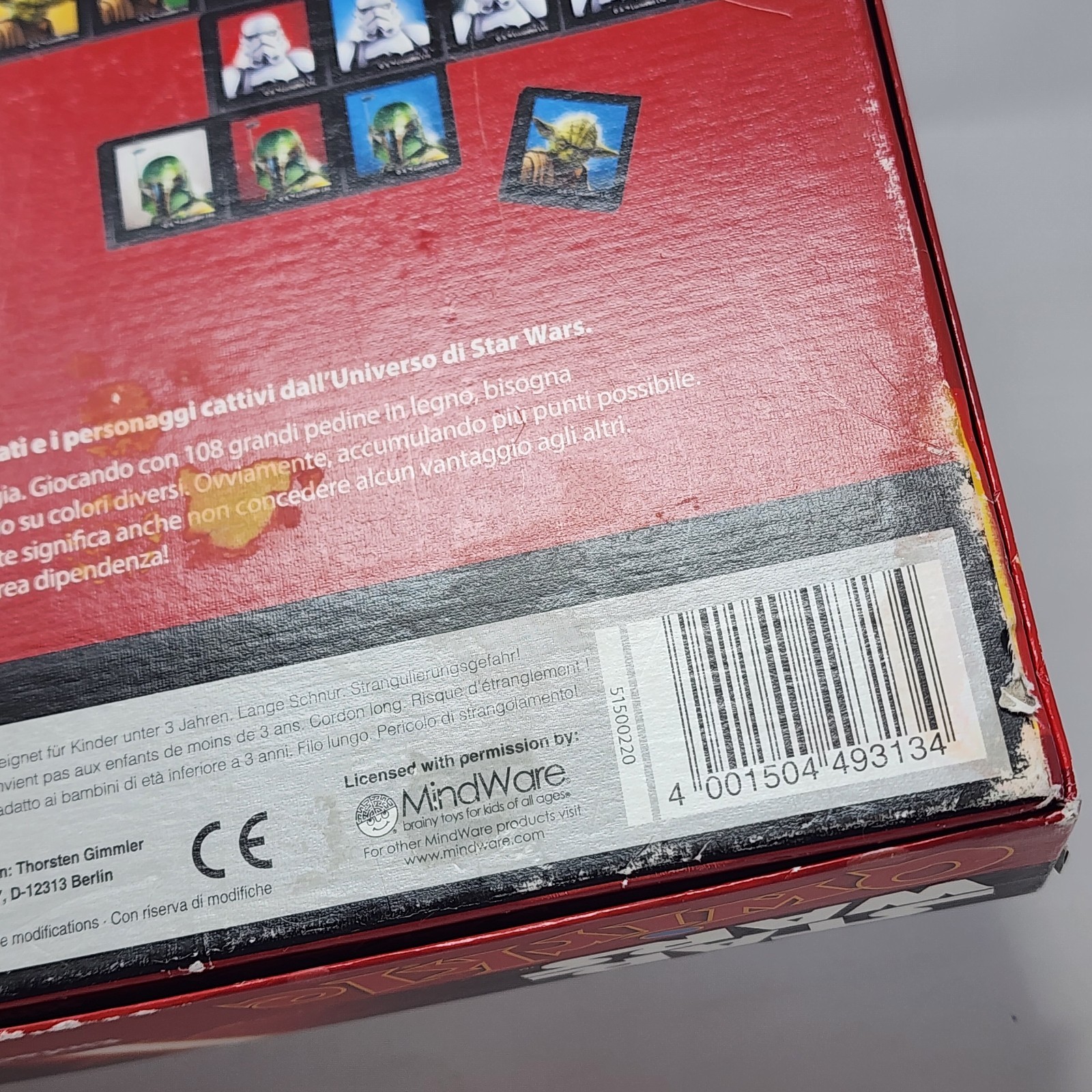 Star Wars Qwirkle European Edition Strategy Board Game Schmidt 2015 Complete OOP