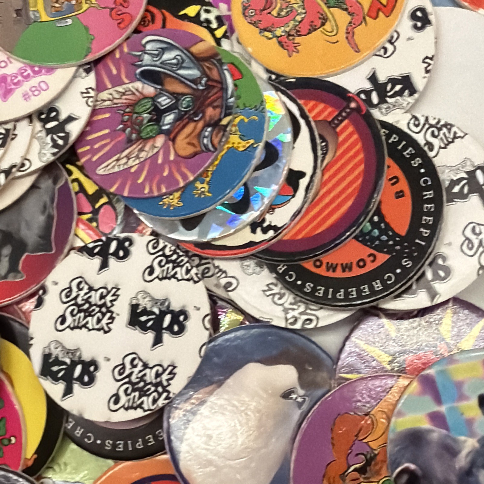 Stack N Smack Street Kaps & Miscellaneous Large Collectible Lot!